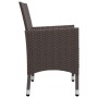 5-piece garden dining set with brown cushions by , Garden sets - Ref: Foro24-3095862, Price: 352,87 €, Discount: %