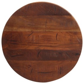 Tablero de mesa redondo madera maciza reciclada Ø 60x2,5 cm