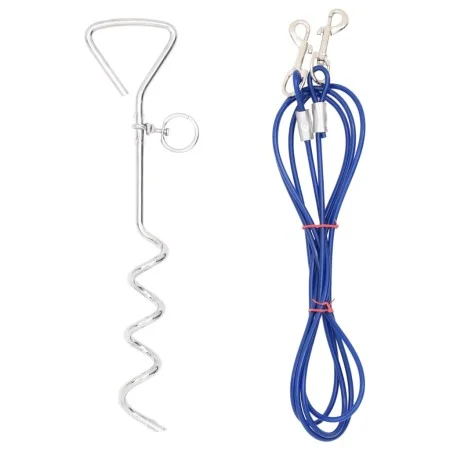 Hundeanbindekabel mit Erdspieß 5 m von , Haustierleinen - Ref: Foro24-4003380, Preis: 22,69 €, Rabatt: %
