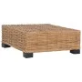 Reposapiés con cojín ratán natural by vidaXL, Modular outdoor sofas - Ref: Foro24-286281, Price: 175,84 €, Discount: %
