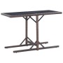 Garden dining set 3 pieces PE rattan brown tempered glass by , Garden sets - Ref: Foro24-3095931, Price: 212,17 €, Discount: %