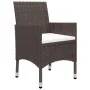 Garten-Bistro-Set 3-teilig PE-Rattan braun gehärtetes Glas von , Gartensets - Ref: Foro24-3095927, Preis: 195,56 €, Rabatt: %