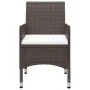 Garten-Bistro-Set 3-teilig PE-Rattan braun gehärtetes Glas von , Gartensets - Ref: Foro24-3095927, Preis: 195,56 €, Rabatt: %