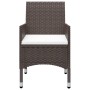 Garten-Bistro-Set 3-teilig PE-Rattan braun gehärtetes Glas von , Gartensets - Ref: Foro24-3095927, Preis: 198,33 €, Rabatt: %