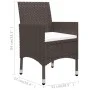 Garten-Bistro-Set 3-teilig PE-Rattan braun gehärtetes Glas von , Gartensets - Ref: Foro24-3095927, Preis: 195,56 €, Rabatt: %