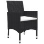 Garten-Bistro-Set 3-teilig PE-Rattan schwarz gehärtetes Glas von , Gartensets - Ref: Foro24-3095933, Preis: 205,16 €, Rabatt: %