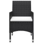 Garten-Bistro-Set 3-teilig PE-Rattan schwarz gehärtetes Glas von , Gartensets - Ref: Foro24-3095933, Preis: 205,16 €, Rabatt: %