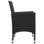 Garten-Bistro-Set 3-teilig PE-Rattan schwarz gehärtetes Glas von , Gartensets - Ref: Foro24-3095933, Preis: 205,16 €, Rabatt: %