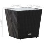Garten-Bistro-Set 3-teilig PE-Rattan schwarz gehärtetes Glas von , Gartensets - Ref: Foro24-3095933, Preis: 205,16 €, Rabatt: %