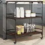 Oak brown engineered wood kitchen cart 100.5x50x105cm by , Kitchen and dining carts - Ref: Foro24-842335, Price: 81,72 €, Dis...