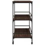 Oak brown engineered wood kitchen cart 100.5x50x105cm by , Kitchen and dining carts - Ref: Foro24-842335, Price: 81,72 €, Dis...