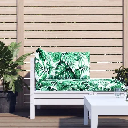 Cushions for pallets 3 units Oxford fabric leaf print by , Cushions for chairs and sofas - Ref: Foro24-379161, Price: 52,71 €...