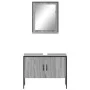 2-teiliges Badmöbel-Set aus Sonoma-grauem Holzwerkstoff von , Badezimmermöbel - Ref: Foro24-3214342, Preis: 92,24 €, Rabatt: %