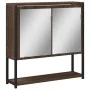 Badezimmerspiegelschrank aus braunem Eichenholz 60x16x60 cm von , Schminktische - Ref: Foro24-842425, Preis: 54,78 €, Rabatt: %