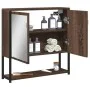 Badezimmerspiegelschrank aus braunem Eichenholz 60x16x60 cm von , Schminktische - Ref: Foro24-842425, Preis: 54,78 €, Rabatt: %