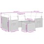 Set sofás de jardín 7 piezas y cojines ratán sintético beige de , Conjuntos de jardín - Ref: Foro24-3226640, Precio: 437,31 €...
