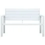 Weiße HDPE-Gartenbank in Holzoptik 120 cm von vidaXL, Gartenbänke - Ref: Foro24-47870, Preis: 142,38 €, Rabatt: %