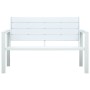 Weiße HDPE-Gartenbank in Holzoptik 120 cm von vidaXL, Gartenbänke - Ref: Foro24-47870, Preis: 165,93 €, Rabatt: %
