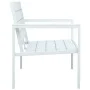 Weiße HDPE-Gartenbank in Holzoptik 120 cm von vidaXL, Gartenbänke - Ref: Foro24-47870, Preis: 142,38 €, Rabatt: %