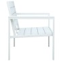 Weiße HDPE-Gartenbank in Holzoptik 120 cm von vidaXL, Gartenbänke - Ref: Foro24-47870, Preis: 165,93 €, Rabatt: %