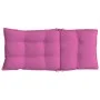 2 Stück Stuhlkissen mit hoher Rückenlehne, rosa Oxford-Stoff von , Kissen für Stühle und Sofas - Ref: Foro24-377662, Preis: 5...