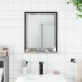 Badezimmerspiegel mit Regal aus Sonoma-grauem Holzwerkstoff von , Schminktische - Ref: Foro24-842419, Preis: 44,72 €, Rabatt: %