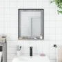 Sonoma Gray Engineered Wood Bathroom Mirror with Shelf by , Dressing tables - Ref: Foro24-842419, Price: 44,06 €, Discount: %