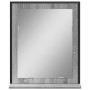 Badezimmerspiegel mit Regal aus Sonoma-grauem Holzwerkstoff von , Schminktische - Ref: Foro24-842419, Preis: 44,72 €, Rabatt: %