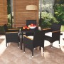 5-piece garden furniture set with black synthetic rattan cushions by , Garden sets - Ref: Foro24-3095016, Price: 341,92 €, Di...