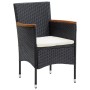 5-piece garden furniture set with black synthetic rattan cushions by , Garden sets - Ref: Foro24-3095016, Price: 341,92 €, Di...