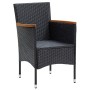 5-piece garden furniture set with black synthetic rattan cushions by , Garden sets - Ref: Foro24-3095016, Price: 341,92 €, Di...