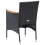 5-piece garden furniture set with black synthetic rattan cushions by , Garden sets - Ref: Foro24-3095016, Price: 341,92 €, Di...