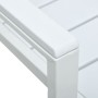 Sillas de jardín 4 unidades HDPE aspecto de madera blanco de vidaXL, Sillas de jardín - Ref: Foro24-47884, Precio: 228,80 €, ...