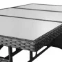 Black synthetic rattan garden table 170x80x74 cm by , Garden tables - Ref: Foro24-3203730, Price: 475,95 €, Discount: %