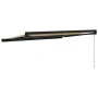 Einziehbare Markise aus Aluminium und gelb-weißem Stoff, 3,5 x 2,5 m von , Markisen - Ref: Foro24-3154557, Preis: 511,29 €, R...