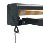 Einziehbare Markise aus Aluminium und gelb-weißem Stoff, 3,5 x 2,5 m von , Markisen - Ref: Foro24-3154557, Preis: 511,29 €, R...