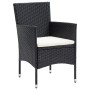 3-piece garden dining set and black synthetic rattan cushions by , Garden sets - Ref: Foro24-3095009, Price: 279,81 €, Discou...