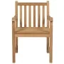 Garden chairs 2 pcs solid teak wood with black cushions by , Garden chairs - Ref: Foro24-3062752, Price: 300,30 €, Discount: %