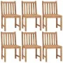 Garden chairs 6 units solid teak wood with cushions by , Garden chairs - Ref: Foro24-3073141, Price: 677,99 €, Discount: %