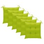 Garden chairs 6 units solid teak wood with cushions by , Garden chairs - Ref: Foro24-3073141, Price: 696,69 €, Discount: %
