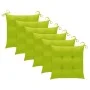 Garden chairs 6 units solid teak wood with cushions by , Garden chairs - Ref: Foro24-3073141, Price: 677,99 €, Discount: %