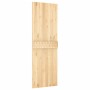Schiebetür mit Beschlägen aus massivem Kiefernholz, 70 x 210 cm von , Türen - Ref: Foro24-3202975, Preis: 159,43 €, Rabatt: %