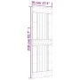 Schiebetür mit Beschlägen aus massivem Kiefernholz, 70 x 210 cm von , Türen - Ref: Foro24-3202975, Preis: 157,02 €, Rabatt: %
