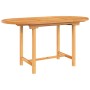Extendable garden table solid teak wood 110-160x80x75 cm by , Garden tables - Ref: Foro24-363486, Price: 258,14 €, Discount: %