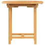 Extendable garden table solid teak wood 110-160x80x75 cm by , Garden tables - Ref: Foro24-363486, Price: 258,14 €, Discount: %