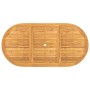 Extendable garden table solid teak wood 110-160x80x75 cm by , Garden tables - Ref: Foro24-363486, Price: 258,14 €, Discount: %