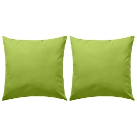 Outdoor cushions 45x45 cm apple green 2 units by , Cushions - Ref: Foro24-132290, Price: 42,04 €, Discount: %