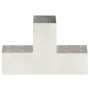 T-förmige Pfostenverbinder aus verzinktem Metall, 71 x 71 mm von , Zaunpfosten - Ref: Foro24-145455, Preis: 22,59 €, Rabatt: %