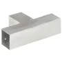 Galvanized metal T-shaped post connectors 71x71 mm by , fence posts - Ref: Foro24-145455, Price: 21,05 €, Discount: %