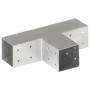 T-förmige Pfostenverbinder aus verzinktem Metall, 71 x 71 mm von , Zaunpfosten - Ref: Foro24-145455, Preis: 22,59 €, Rabatt: %